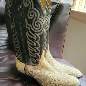 Tony Lama Python Men's Western Boots 7 1/2D